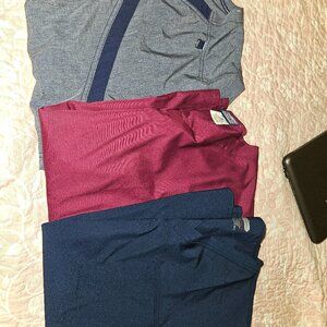 Lot of 3 scrub tops mixture 2x and 3x